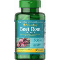 Puritan's Pride Beet Root Extract 500mg-90 Rapid Release Capsules