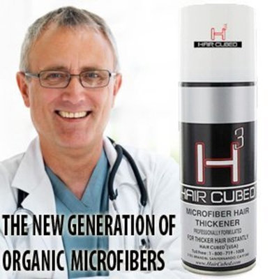 Hair Cubed Black Hair Cubed ® - Black Hair Building Fiber Spray (Water Proof) Lasts 2 - 5 Months