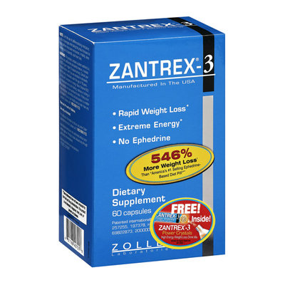 Zantrex-3 Dietary Rapid Weight Loss Supplement - 60ct