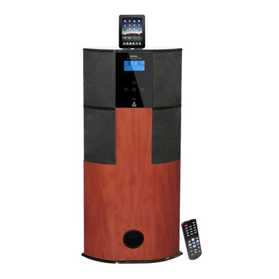 Pylehome PyleHome PHST94IPCW 600 Watt Digital 2.1 Channel Home Theater Tower - Cherry Wood