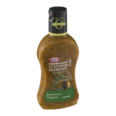Kraft Extra Virgin Olive Oil Dressing Basil Parmesan Vinaigrette