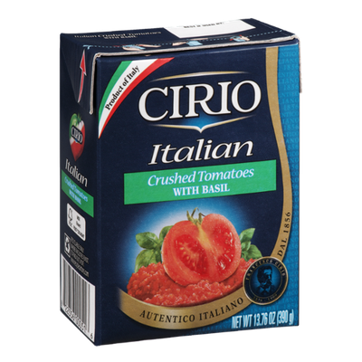 Cirio Italian Crushed Tomatoes With Basil