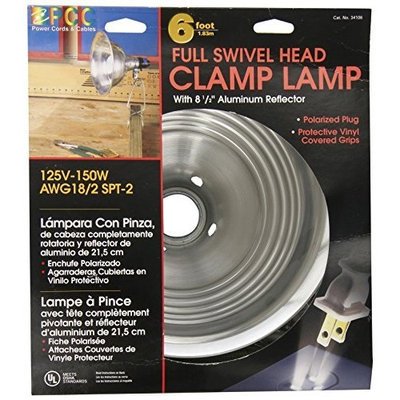 TRANS USA PRODUCTS INC. Trans Usa Products STN34106 with Reflector Ul Listed Clamp Lamp for Aquarium Light, 8.5-Inch