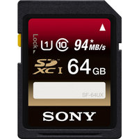 Sony 64GB SecureDigital (SDXC) Class 10 UHS-1 Memory Card