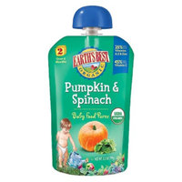 Earth's Best Baby Food Pouch - Pumpkin & Spinach 3.5oz (12 Pack)