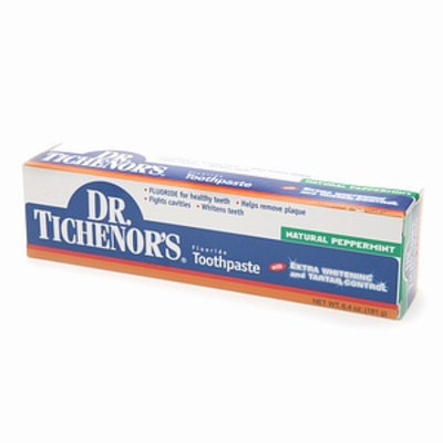 Dr. Tichenor's Fluoride Toothpaste with Extra Whitening and Tarter Control