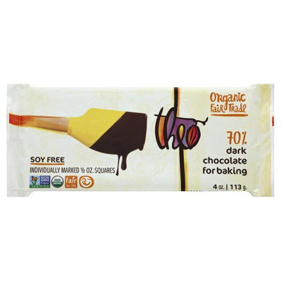 Theo Chocolate BK BAR, OG2, DRK CHOC,70%, (Pack of 10)