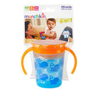 Munchkin 6 Ounce 360 Degree Miracle Trainer Cup - Blue Whale