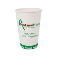 NatureHouse Compostable Paper/PLA Cup 12oz White 1000/Carton (NatureHouse NAHC012)