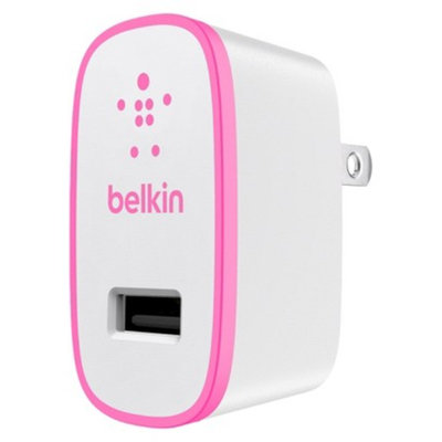 Belkin 2.4A Home Charger - Pink (F8J040ttPNK)