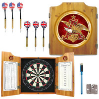 Trademark Commerce Trademark Anheuser Busch A & Eagle Dart Cabinet w/ Darts and Board