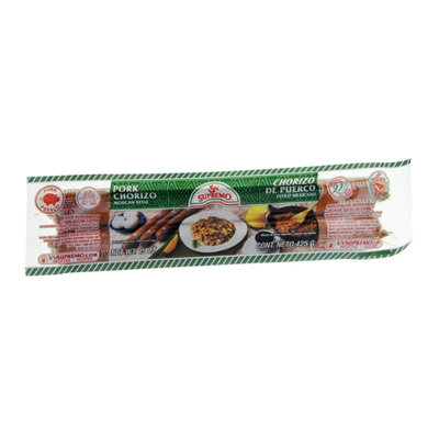 Supremo Pork Chorizo Mexican Style - 2 CT