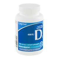 CareOne Natural Vitamin D3 Bone Health Softgels