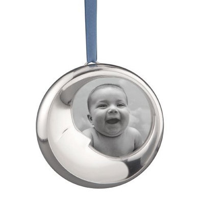 Nambe Sleeping Moon, Christmas Ornament
