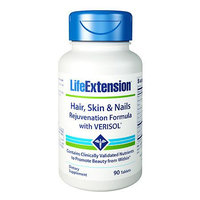 Hair Skin & Nails Rejuvenation Formula Life Extension 90 VCaps