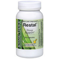 Botanic Choice Restal Sleep Support Herbal Supplement Capsules