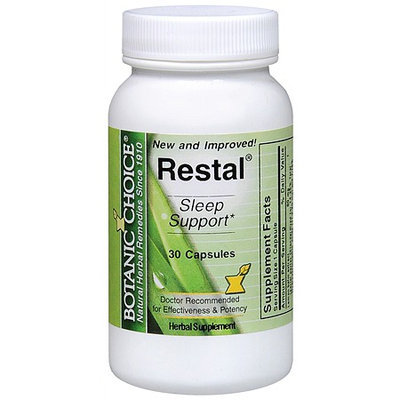 Botanic Choice Restal Sleep Support Herbal Supplement Capsules