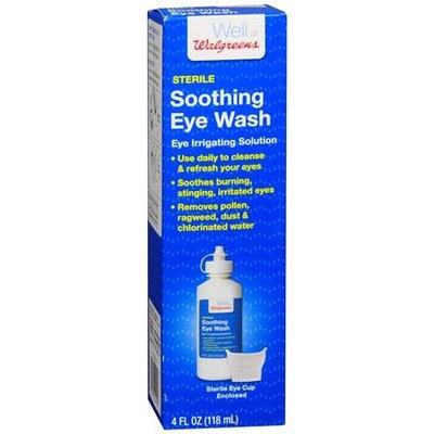 Walgreens Sterile Soothing Eye Wash Eye Irrigating Solution