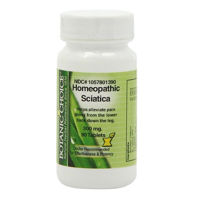 Botanic Choice Homeopathic Sciatica Formula, Tablets