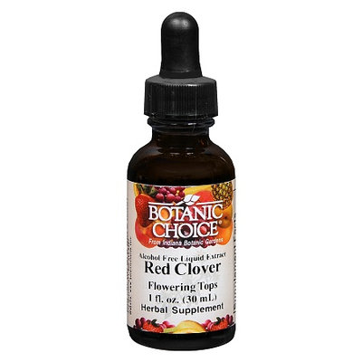 Botanic Choice Red Clover Flowering Tops Herbal Supplement Liquid