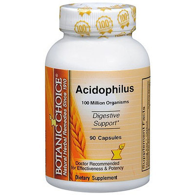 Botanic Choice Acidophilus Dietary Supplement Capsules