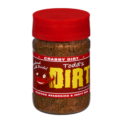 Todd's Dirt Crabby Dirt Seafood Seasoning & Zesty Rub