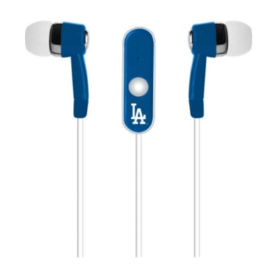 Jaybrake Mizco Sports Mlb-Sthf-Dgrs Stereo Earbuds With Microphone (Los Angeles Dodgers(Tm))