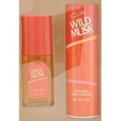 Coty Wild Musk by Coty for Women 2 Piece Set Includes: 1.0 oz Perfume Splash + 2.0 oz Perfumed Body Powder