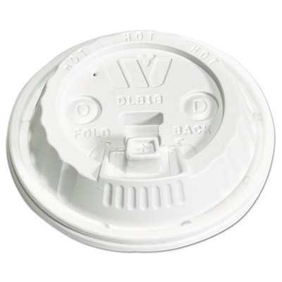 WINCUP DLB18* Disposable Lid, Reclosable, Dome, PK1000