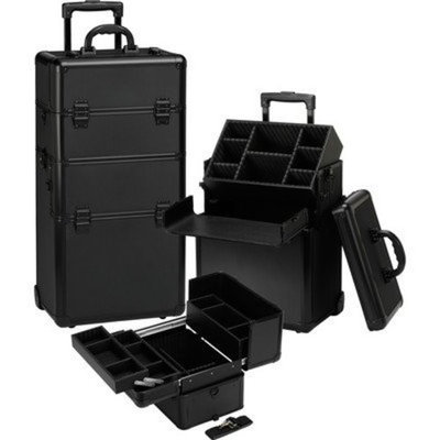 Seya All Black Rolling Makeup Case