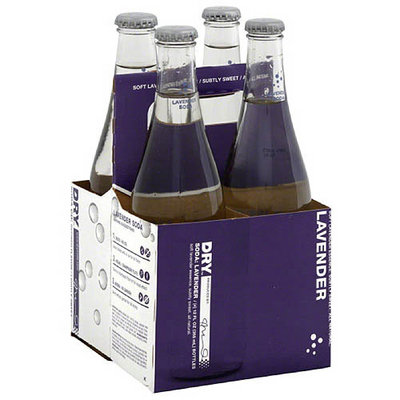 DRY Lavender Soda, 4 count, (Pack of 6)