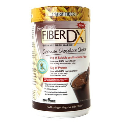 BarnDad Nutrition FiberDX Ultimate Fiber Matrix, German Chocolate, 1.98 lbs