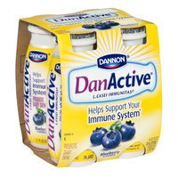 Dannon DanActive Blueberry Flavored Probiotic Dairy Drink - 4 CT