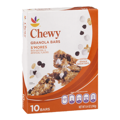 Ahold Chewy Granola Bars S'mores - 10 CT