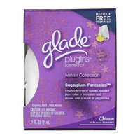 Glade Holiday Plugins Scented Oil Refill with free Warmer, Sugarplum Fantasies, .71Ounces (Pack of 3)