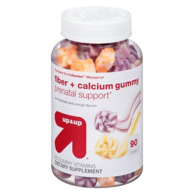 up & up up&up Fiber+Calcium Prenatal Support Dietary Supplement Gummy - 90