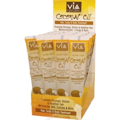 Via Inc. Via Natural Coconut Oil 1.5 oz. 24-Count