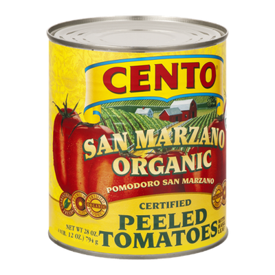 Cento Peeled Tomatoes San Marzano Organic With Basil Leaf