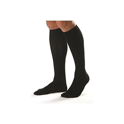 Jobst Men's 30-40 mmHg Closed Toe Knee High Support Sock Size: Large, Color: Khaki