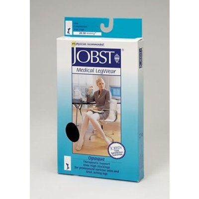 Jobst Women's Opaque 30-40 mmHg Open Toe Knee High Support Sock Size: X-Large Full Calf, Color: Classic Black