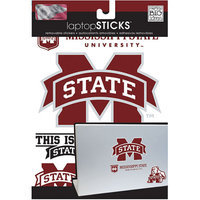 Bulk Buys GM920 Mississippi State University Removable Laptop Stickers Case of 144