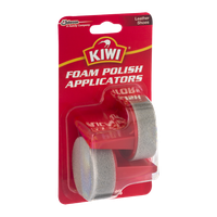 Kiwi Foam Polish Applicators Leather Shoes - 2 CT