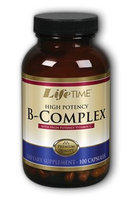 Hi Potency B-Complex with 1000 mg Vitamin C, 100 Capsules, LifeTime