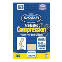 Dr. Scholl's Moderate Graduated Compression Post-Surgical Sock Small
