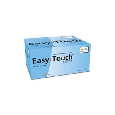 Easytouch U-100 Insulin Syringe For 30 Units Or Less 30 Guage 3 Cc
