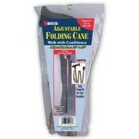 Jobar International Copper Adjustable Folding Cane JB5514