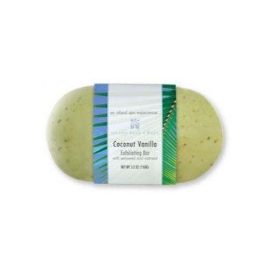 Hawaiian Value Pack Island Bath & Body Exfoliating Soap Coconut Vanilla Fragrance 12 Bars