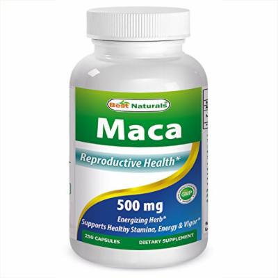 Best Naturals Maca Capsules, 500 mg, 250 Count