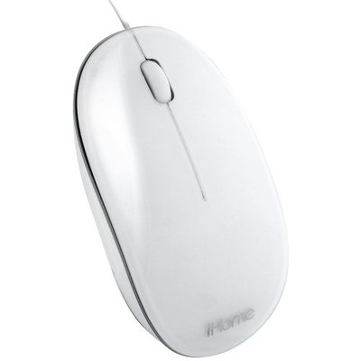 iHome USB Mouse for Macs, White IMAC-M100W
