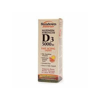 Sundown Naturals Vitamin D3 5000IU, Orange 2 fl oz (59 ml)